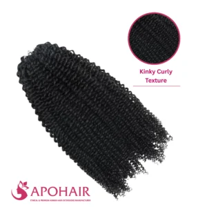 kinky curly feather weft
