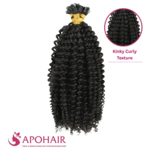 kinky curly flat tip wholesale
