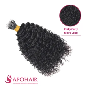kinky curly micro loop
