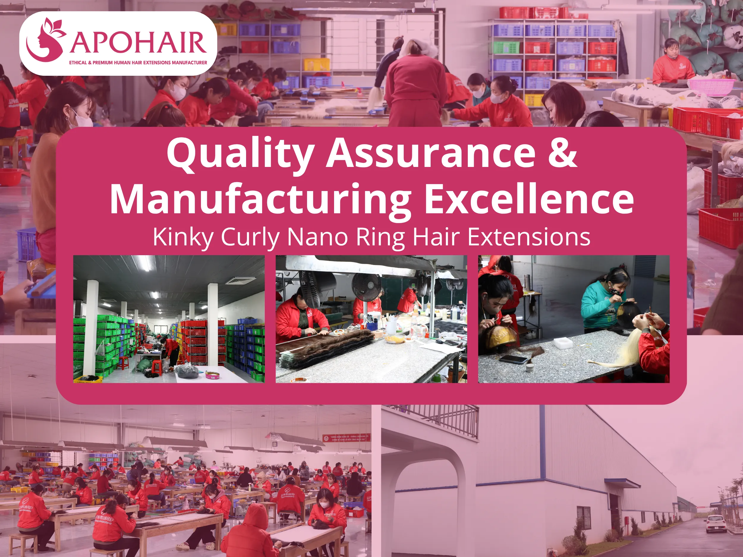 Rigorous processes throughout Kinky Curly Nano Ring Hair Extensions production establish reliability