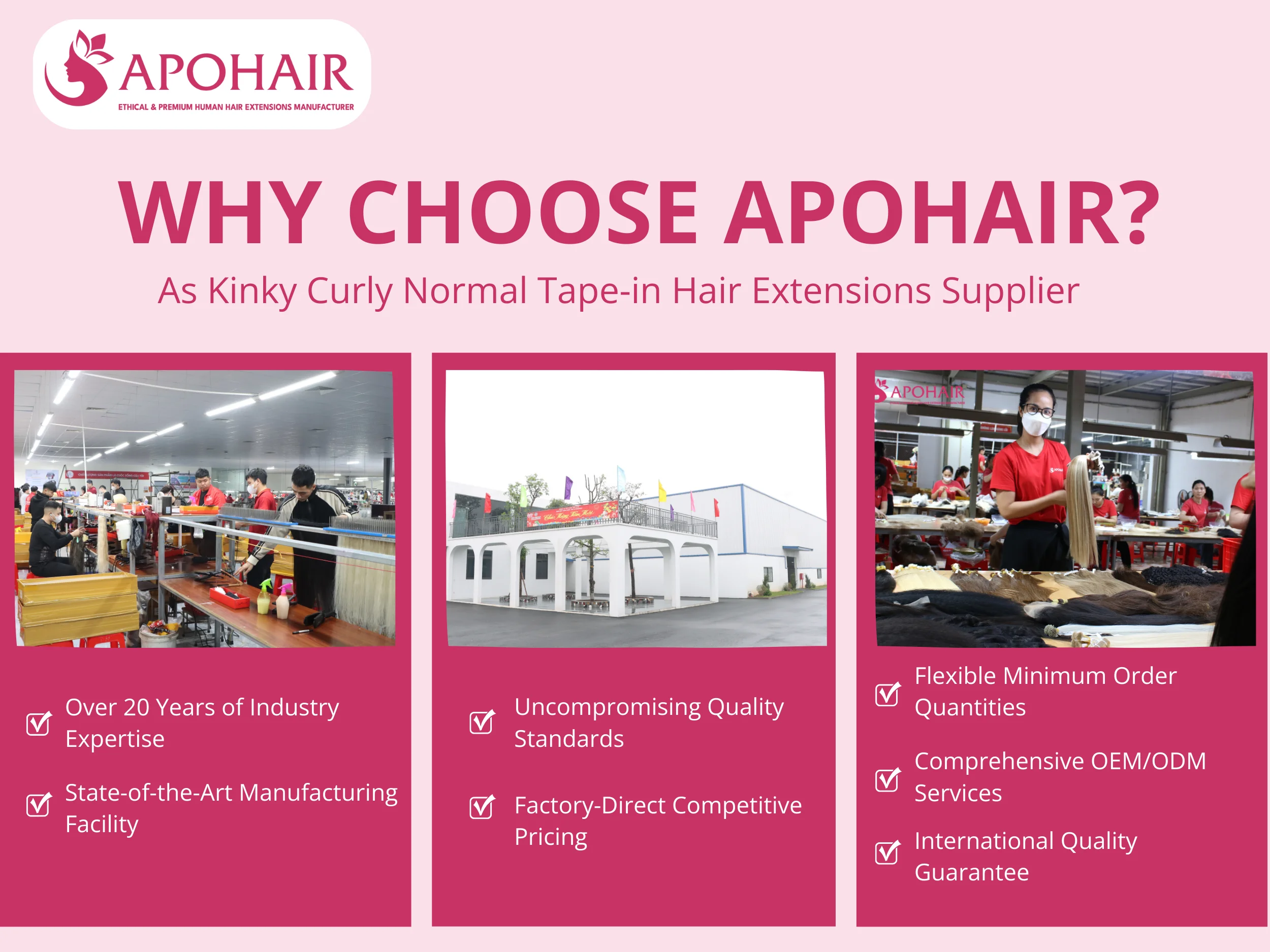 kinky curly normal tape in supplier