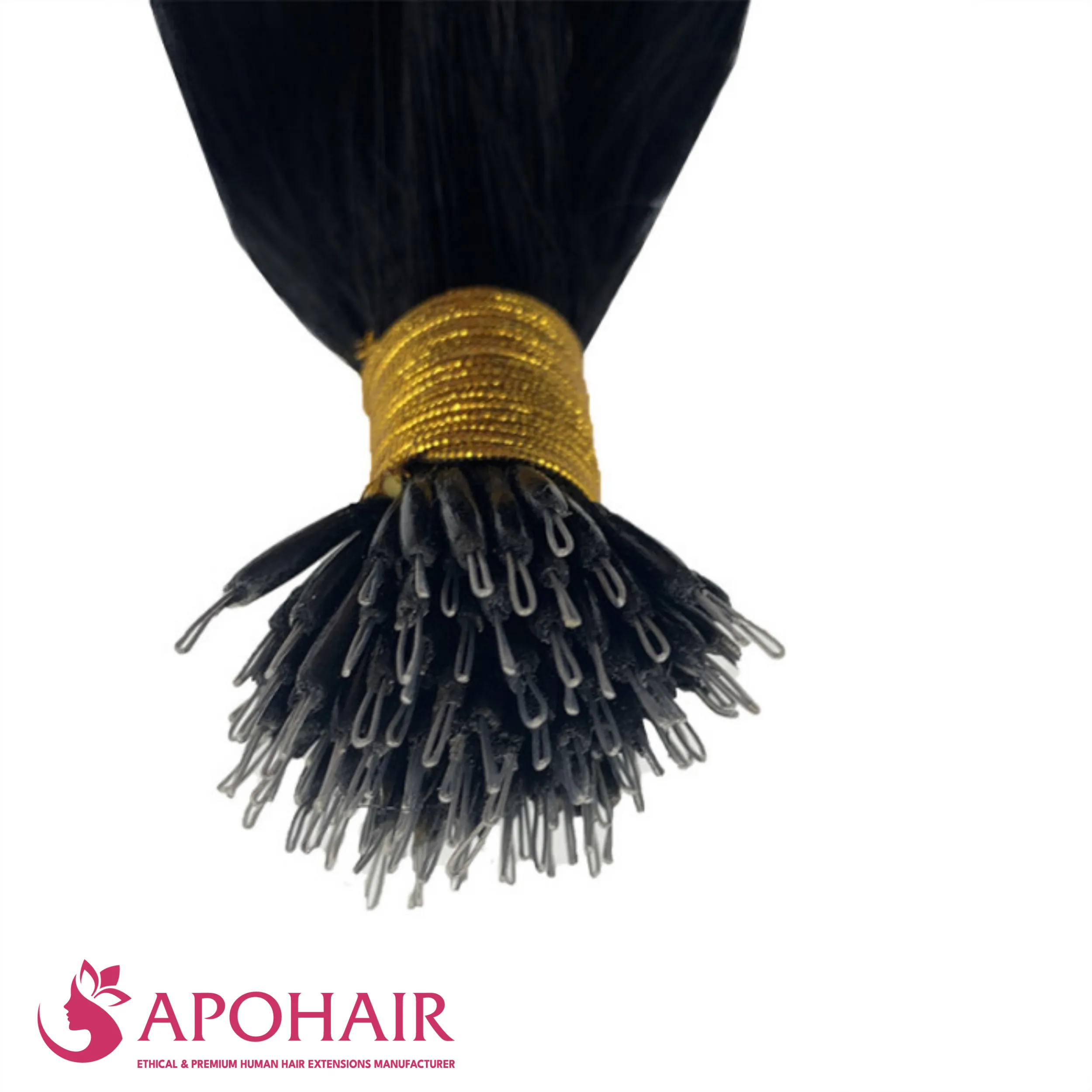 kinky straight nano ring close up hair kinky straight nano ring close up hair