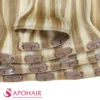 kinky straight seamless clip in close up hair