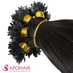 kinky straight y tip close up hair