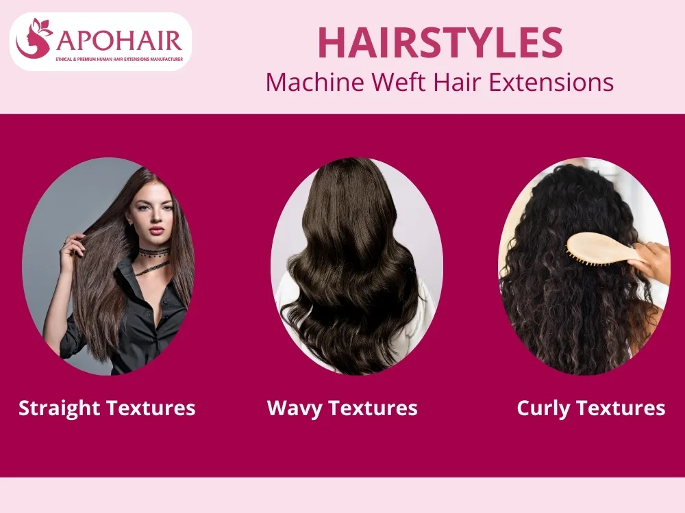 APOHAIR offers 12 textures in three categories for diverse styling