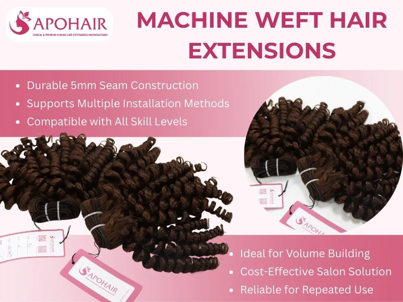 machine weft hair extensions