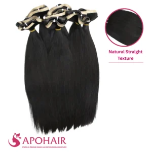 natural straight long tape in