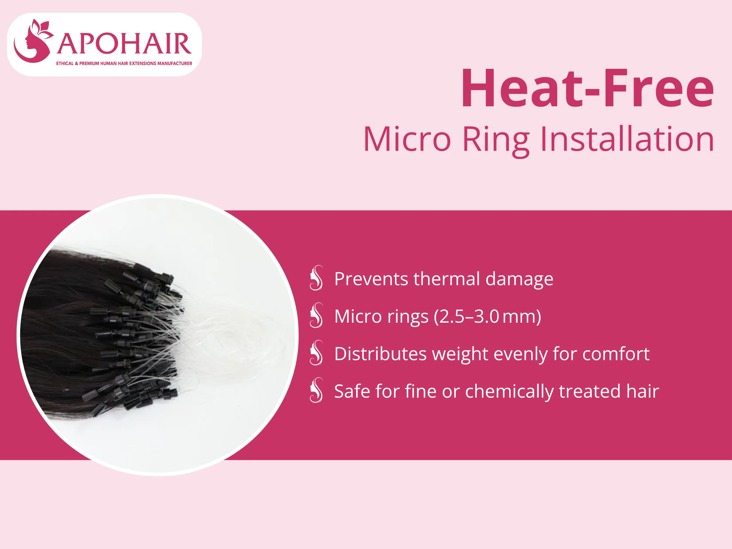 Cold-fusion attachment eliminates thermal damage risks associated with bonded extensions