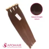 natural straight normal tape-in