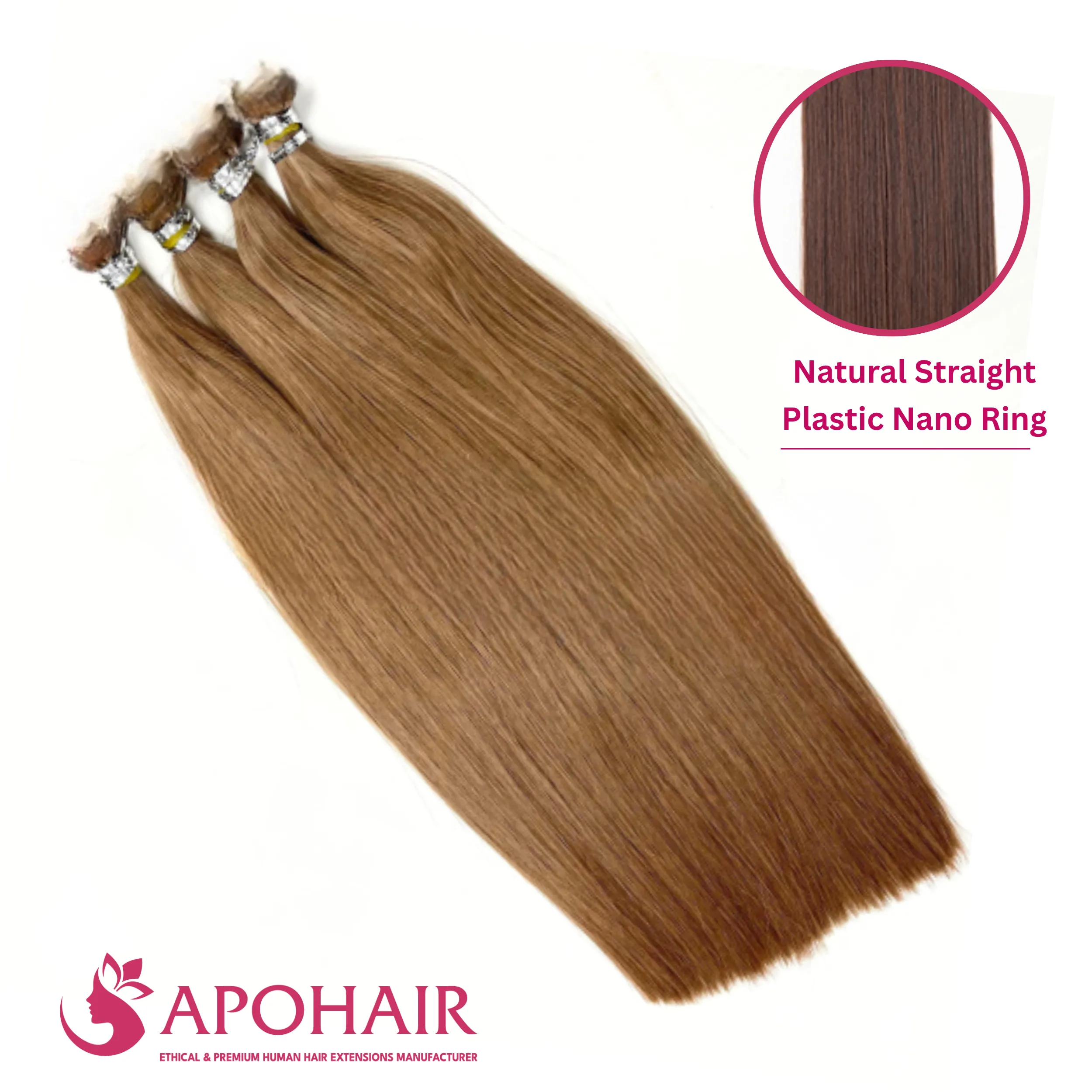 natural straight plastic nano ring natural straight plastic nano ring