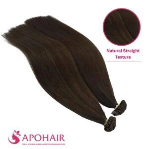 natural straight v tip