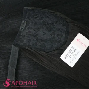 natural wavy bulk hair extensions close up hair