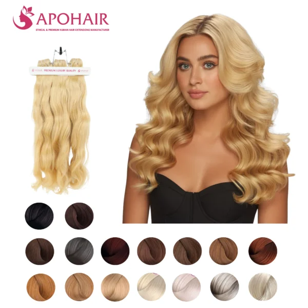 natural wavy genius weft color options