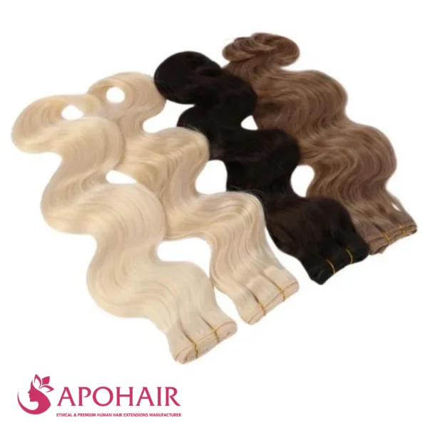 natural wavy genius weft on hanger