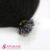 natural wavy plastic nano ring close up hair