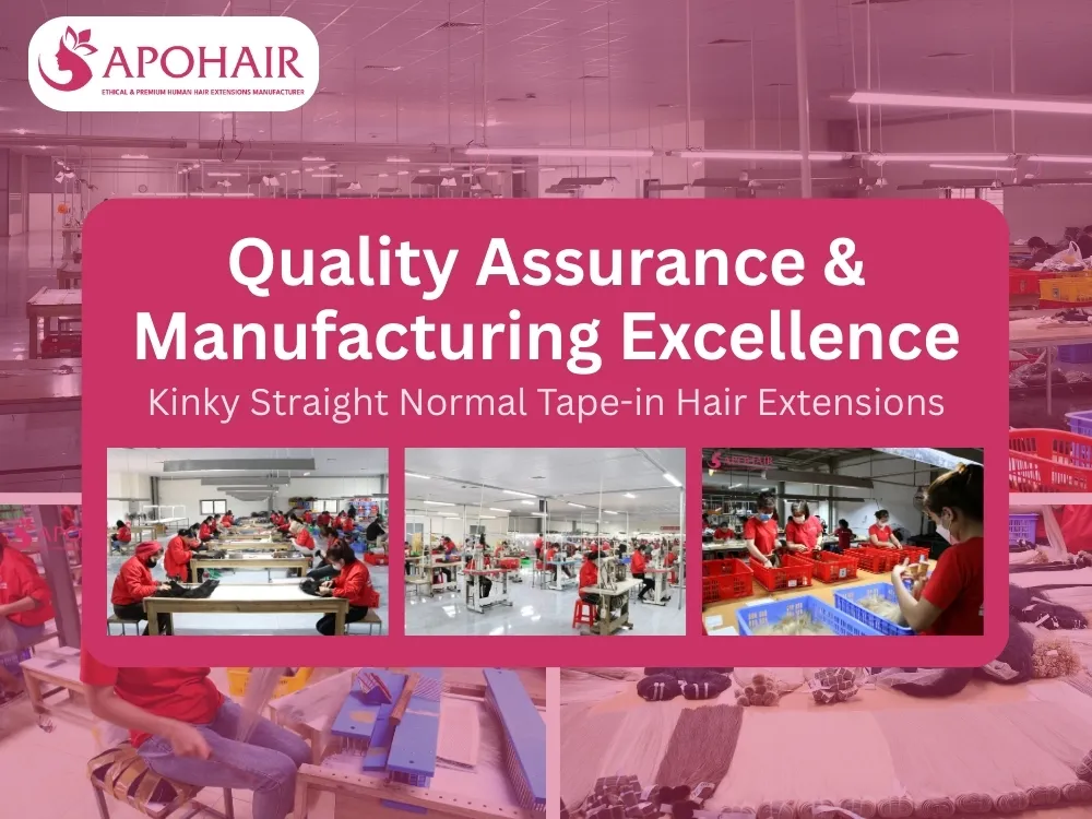 Quality Assurance Kinky Straight Normal Tape In Extensions