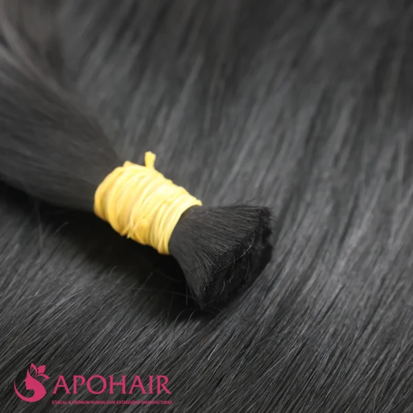 romantic curly bulk hair extensions close up hair