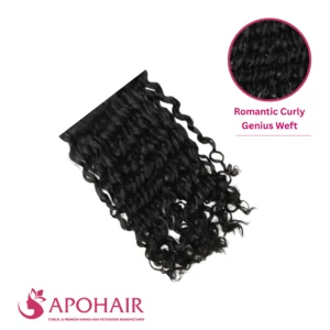 romantic curly genius weft