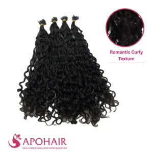 romantic curly i tip