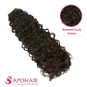romantic curly long tape in