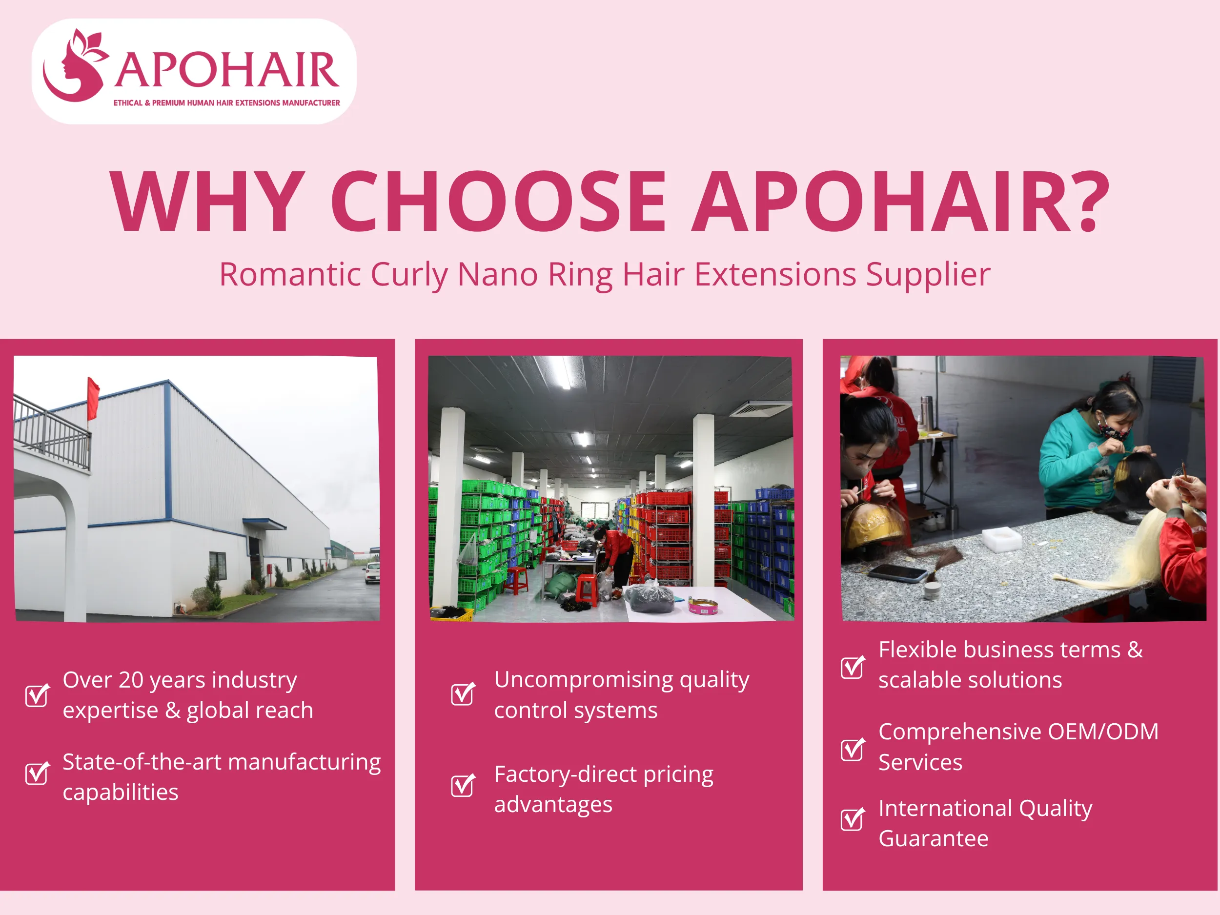 APOHAIR stands as your strategic partner through compelling advantages