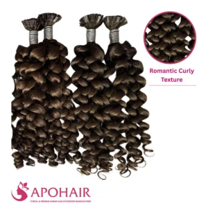 romantic curly v tip