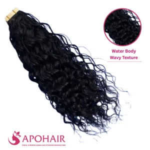 water body wavy invisible tape in