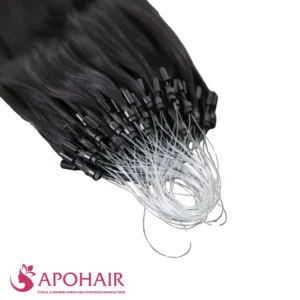 water body wavy micro loop close up hair