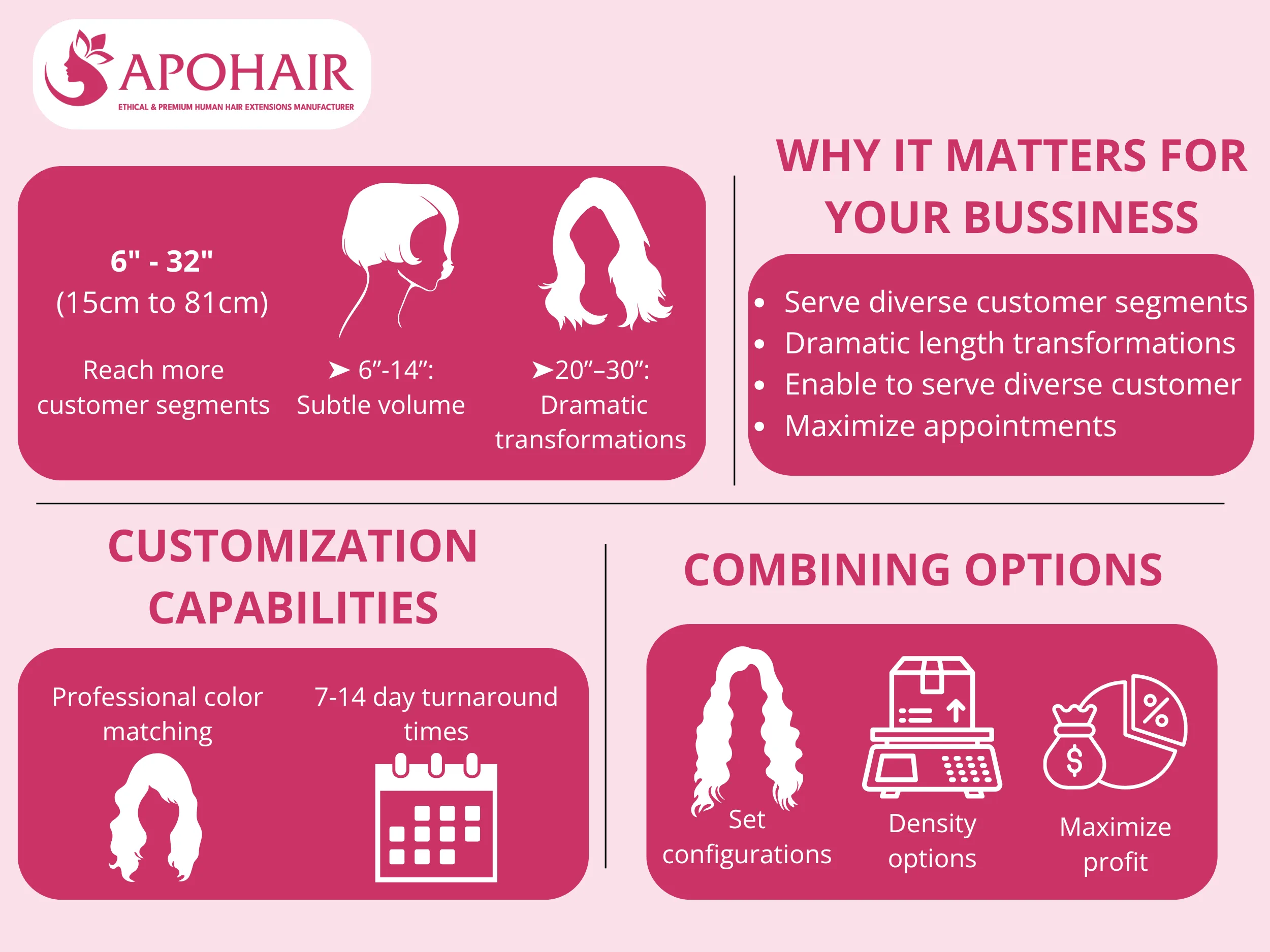 Water Body Wavy Plastic Nano Ring Hair Extensions offer fourteen length variations and comprehensive customization