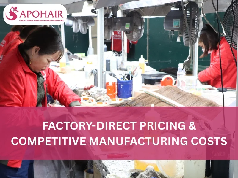 weft hair extension manufacturing and cost efficiency