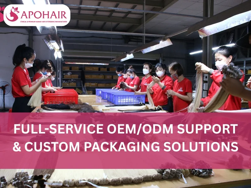 weft hair odm customization and wholesale branding