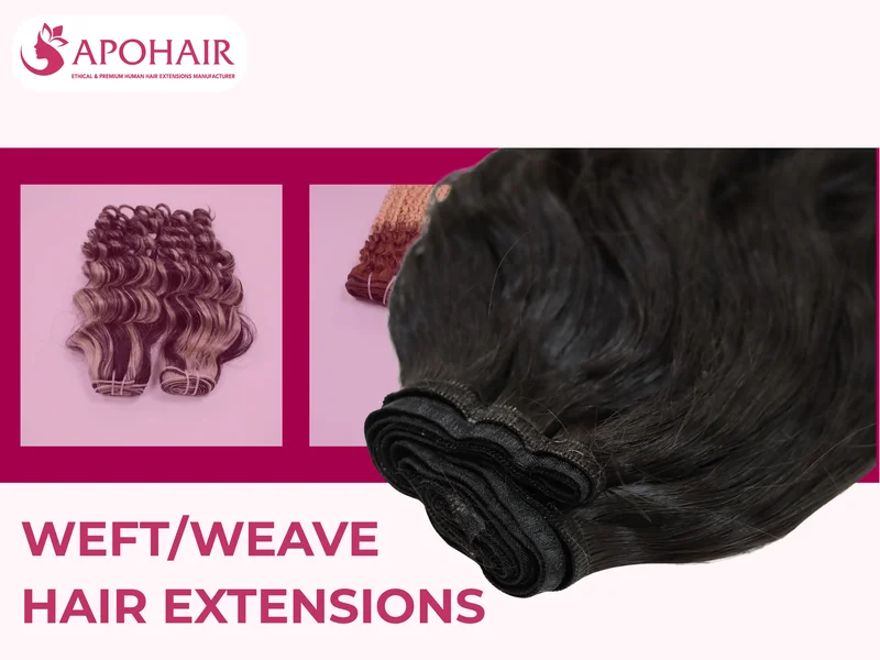 weft weave hair extensions