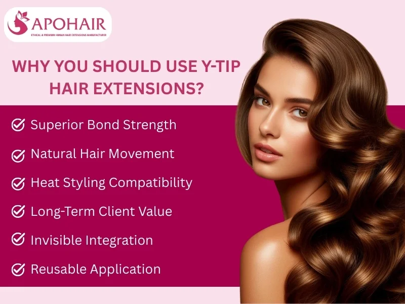 why should you use y-tip hair extensions
