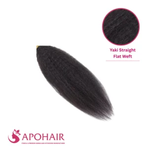 yaki straight flat weft