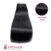 Yaki straight normal tape in hair extensions