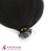 yaki straight plastic nano ring close up hair