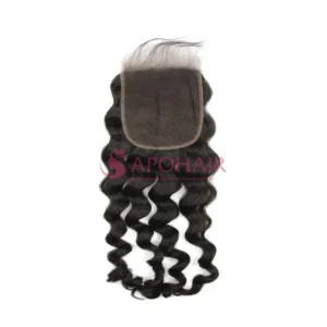 body wavy black lace closure