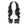 body wavy black u part wigs