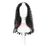 deep curly black u part wigs