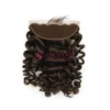 deep wavy dark brown lace frontal