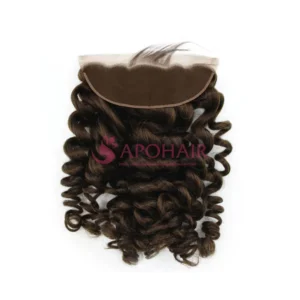 deep wavy dark brown lace frontal