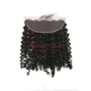 loose curly black lace frontal