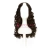 romantic curly dark brown u part wigs