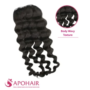 body wavy feather weft