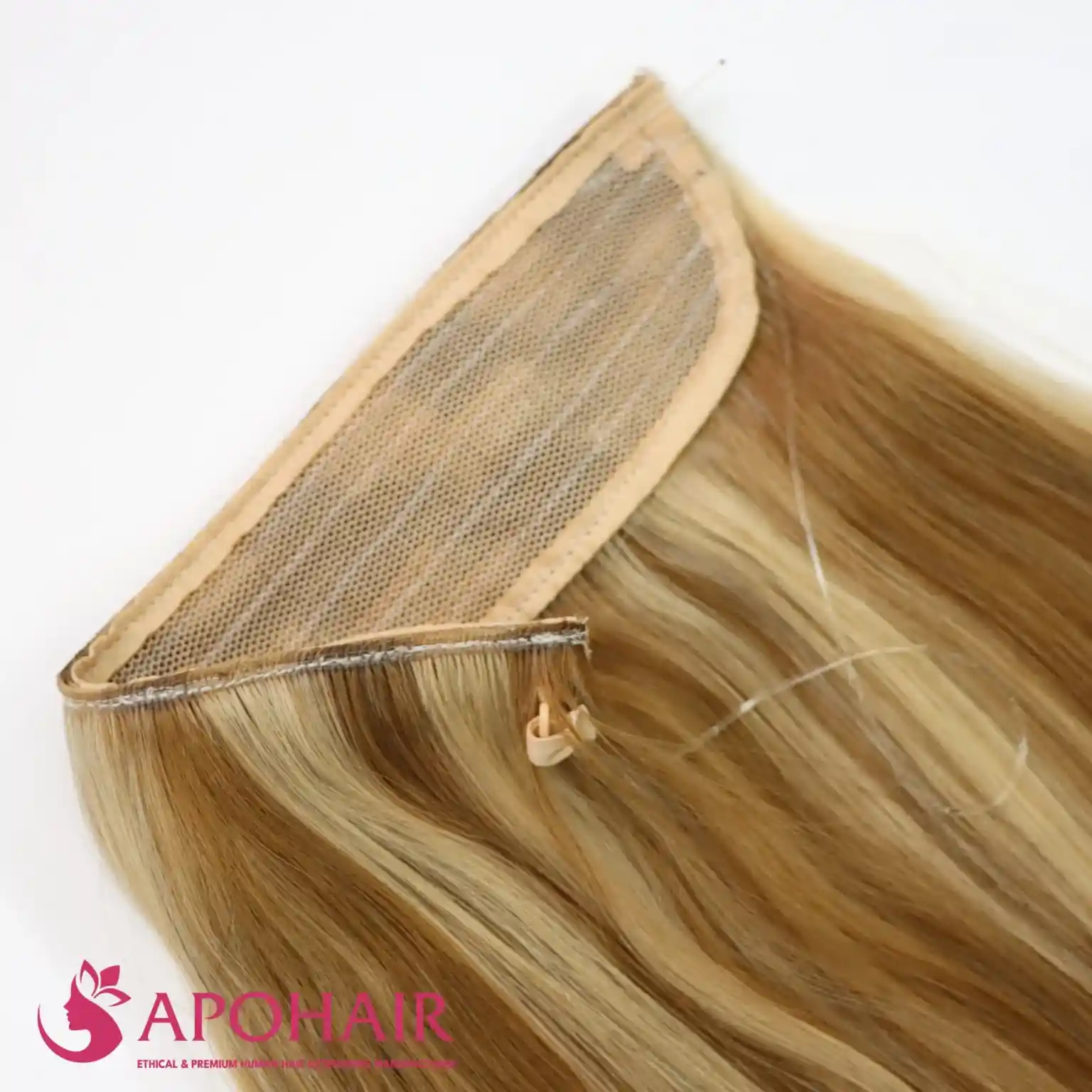 body wavy halo hair close up hair