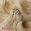 body wavy hand tied weft close up hair