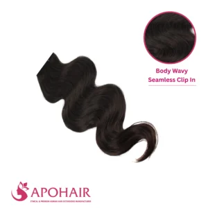 body wavy seamless clip in