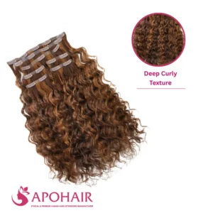 deep curly seamless clip in