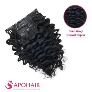 deep wavy normal clip in