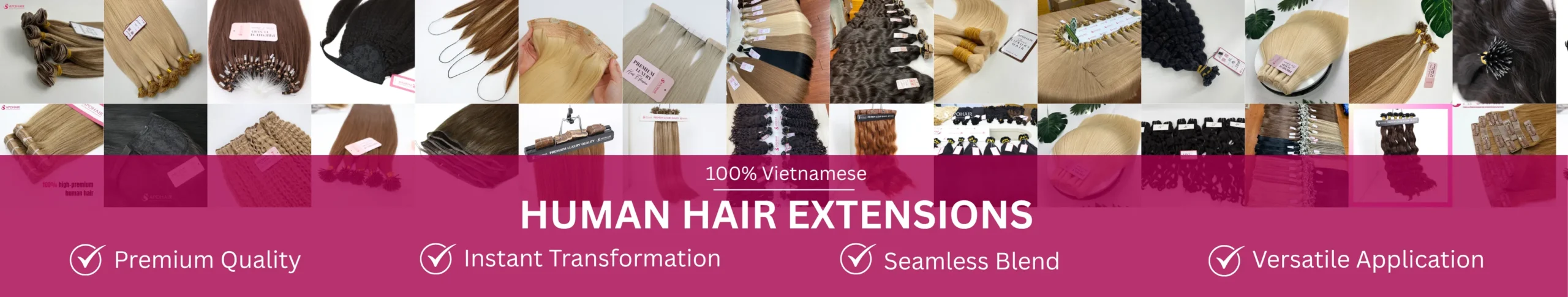 human hair extensions